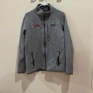 Patagonia full-zip better sweater, size L. With Stanford Medicine logo.